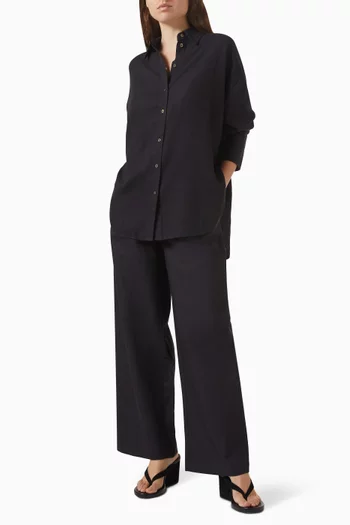 The Essential Shirt in Linen Blend