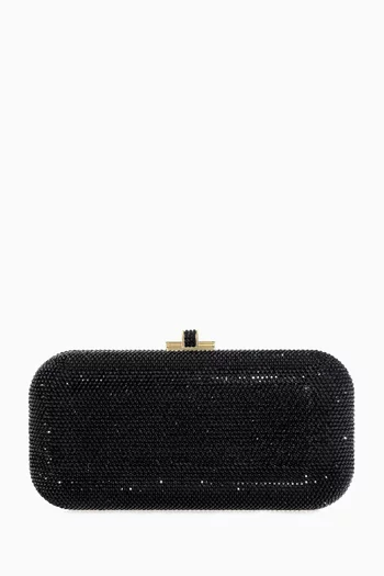 Long Slide Embellished Clutch