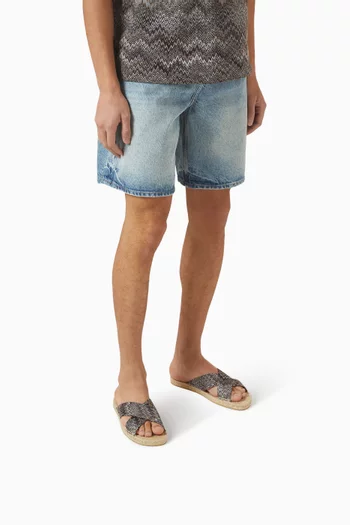 حذاء مفتوح ناكسوس بسيور متقاطعة