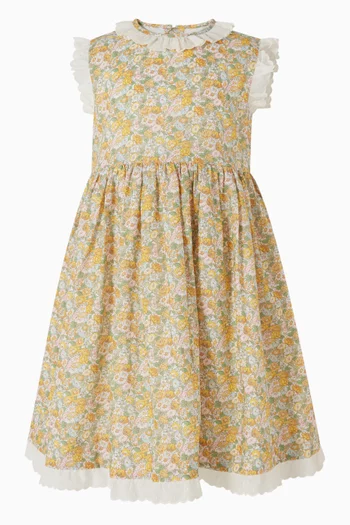 فستان ماريا بنقشة