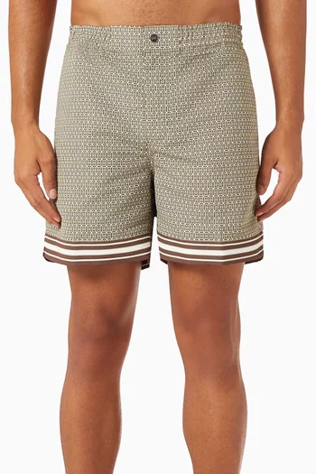 Lucena Printed Swim Shorts