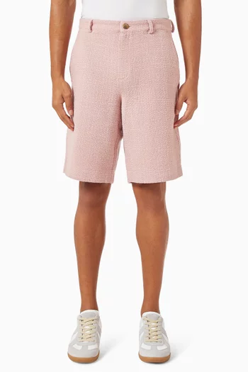 Ruiz Tailored Shorts in Boucle Knit
