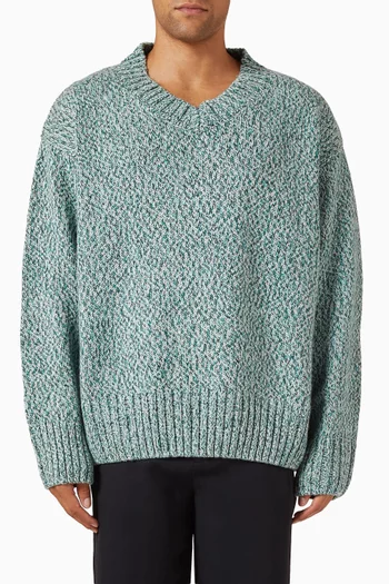 Yuri V-neck Sweater in Knit