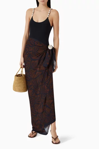 Printed Pareo in Viscose