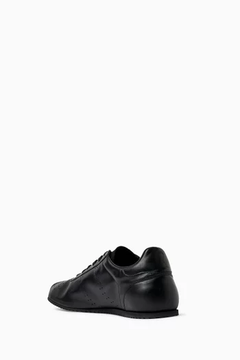 سنيكرز سوفت أسفل الكاحل جلد بقر