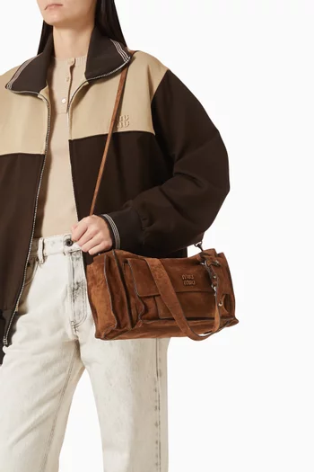 Utilitaire Shopping Bag in Suede