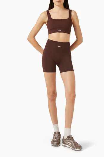 Coutour Ridded Seamless Shorts