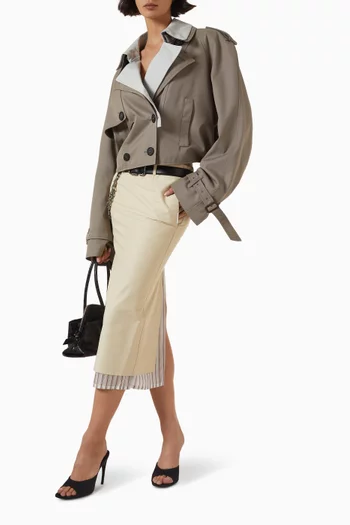 Bomber Short Trench Coat