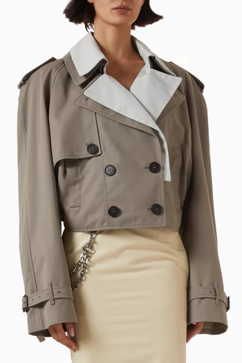 Bomber Short Trench Coat