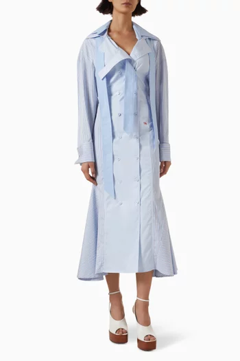 Shirt Midi Dress in Cotton