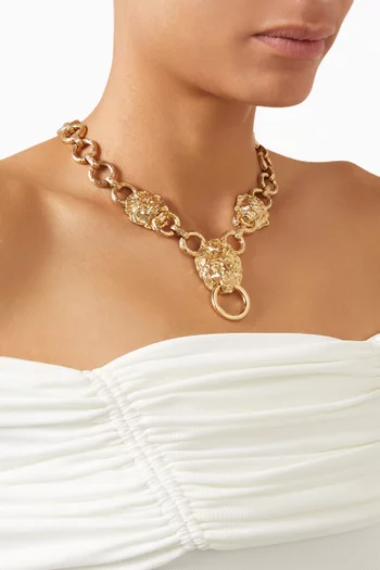 قلادة بدلاية على شكل مقرعة الباب فينتج من الثمانينيات