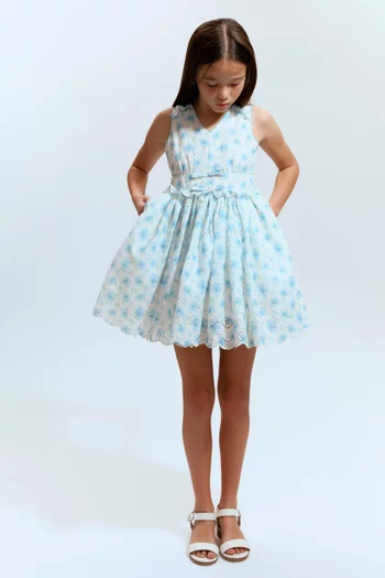 Annie Floral-print Mini Dress