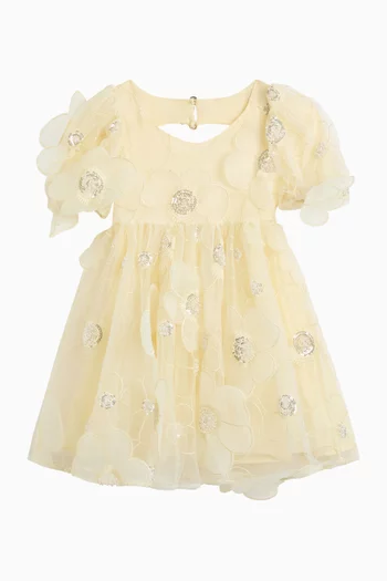 فستان جيمي قصير برقع زهور