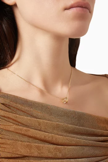 Serpenti Viper Necklace in 18kt Gold