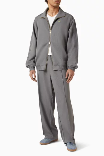 جاكيت رياضي فاير بيرد فضفاض بخطوط