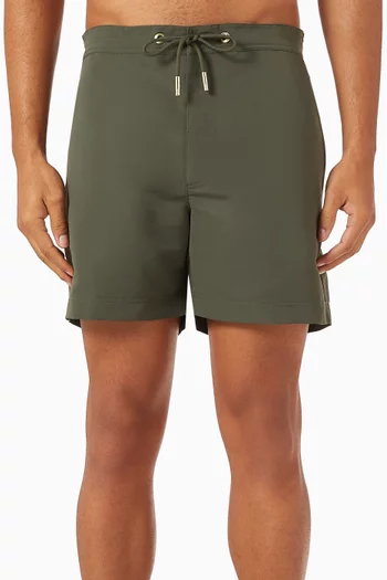 Oceano Drawstring Swim Shorts in Recycled Nylon