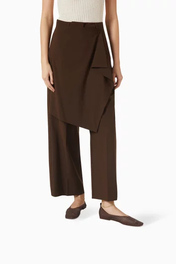 حذاء باليرينا أوغوستا بكعب مسطح قماش شبكي