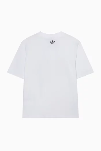 تي شيرت بطبعة قطن