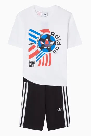 تي شيرت بطبعة قطن