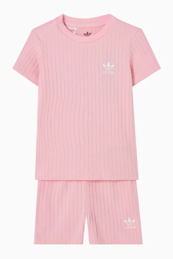 Ribbed Trefoil Co-ord Set