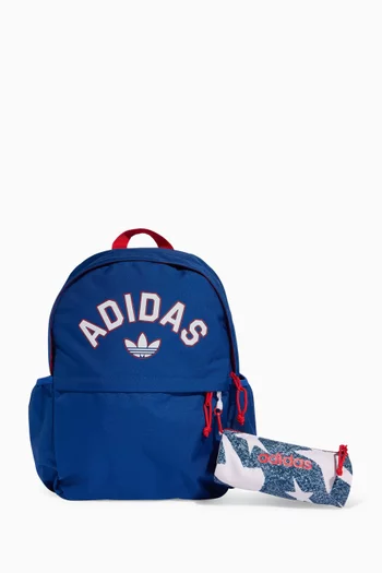 Backpack & Pencil Case Set in Nylon