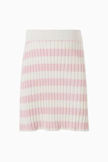 Strawberry Sorbet Skirt in Cotton-knit