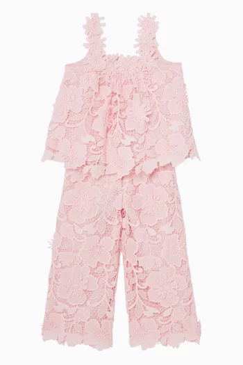 Riviera Rose Pants in Cotton