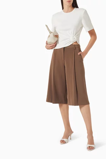 Vault Culotte Pants in Suiting Fabric