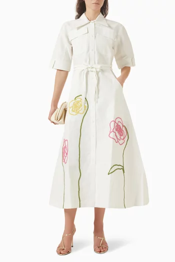 Jardin 01 Belted Dress