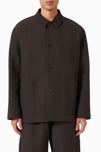 Nopi Jacket in Linen-blend