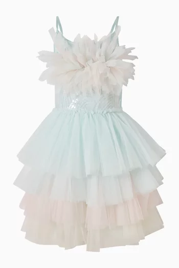Crescent Moon Tutu Dress in Tulle