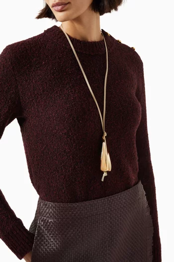 Prisma Pendant Necklace in 18kt Gold-plated Silver