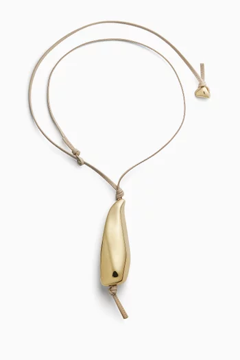 Prisma Pendant Necklace in 18kt Gold-plated Silver