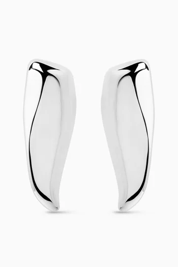 Large Prisma Earrings in Sterling Silver