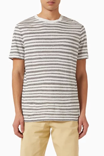 Ray Striped T-shirt in Linen