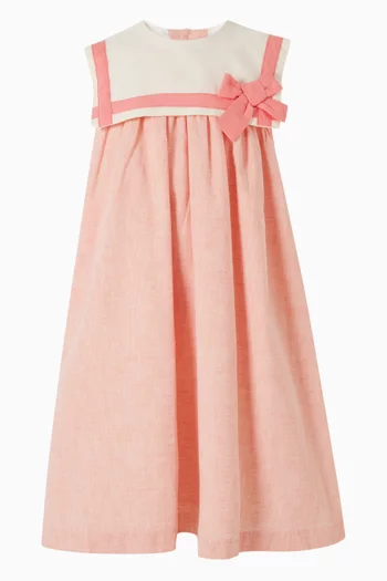 Trapeze Dress in Cotton & Linen