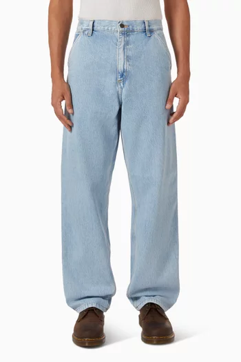 Single Knee Pants in Denim