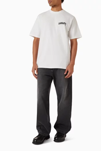 University Script T-shirt in Cotton