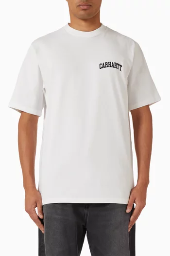 University Script T-shirt in Cotton