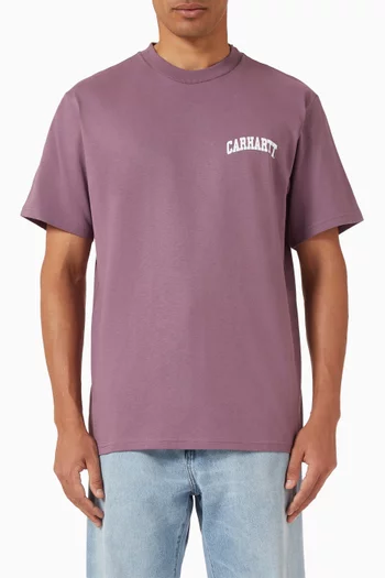 University Script T-shirt in Cotton