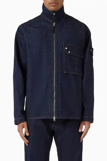 Overshirt in Raw Denim