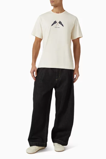 Pennant T-shirt in Cotton