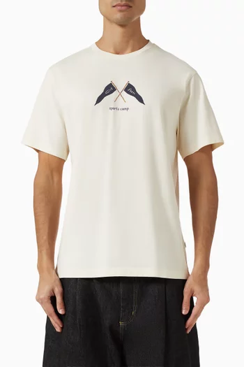 Pennant T-shirt in Cotton