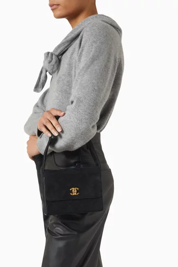 Vintage Shoulder Bag in Suede