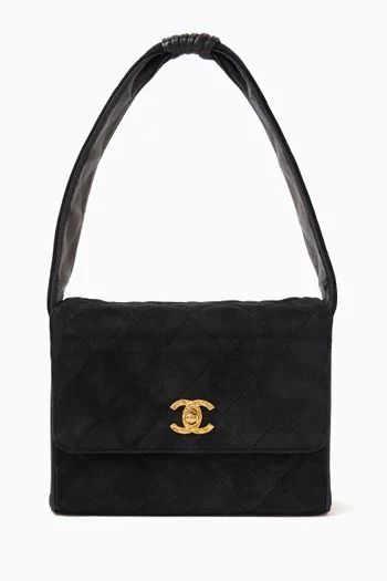 Vintage Shoulder Bag in Suede