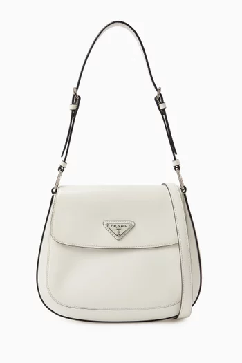 Medium Cleo Shoulder Bag in Leather