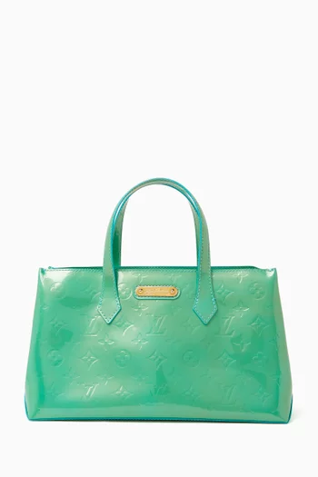 2012 Wilshire Tote Bag in Monogram Vernis Leather