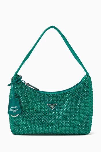 2020s Crystal Re-edition Shoulder Bag