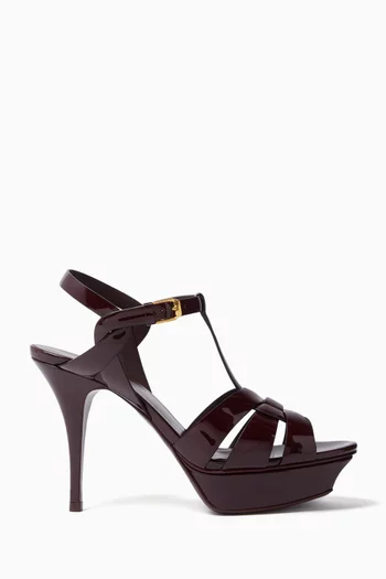 Tribute 105 Platform Sandals in Patent Leather