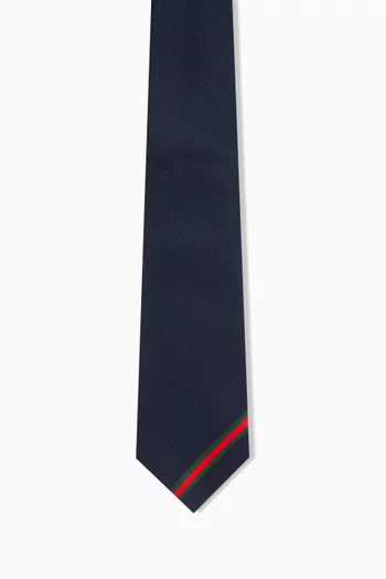 ربطة عنق بنقشة حرفي GG جاكار حرير